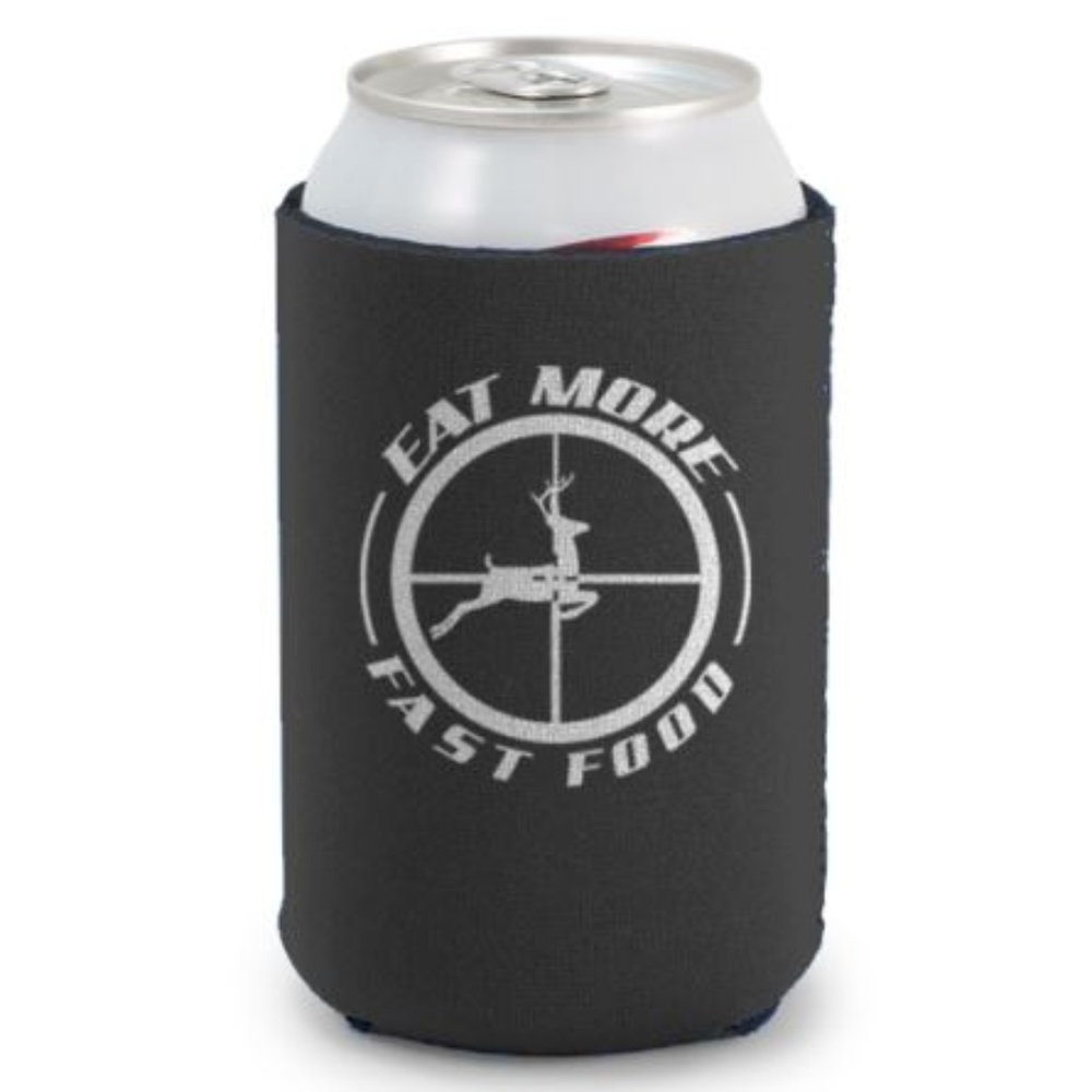 Eat More Fast Food Koozie Beer Can Cooler (6 Pack)